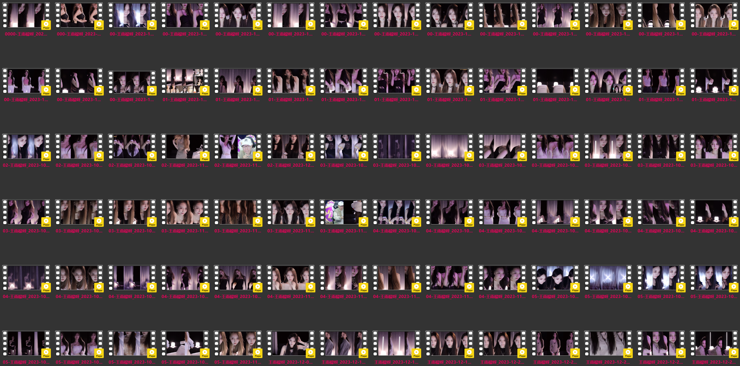 BJ 王雨檬呀 | 2023 Q4 Collections