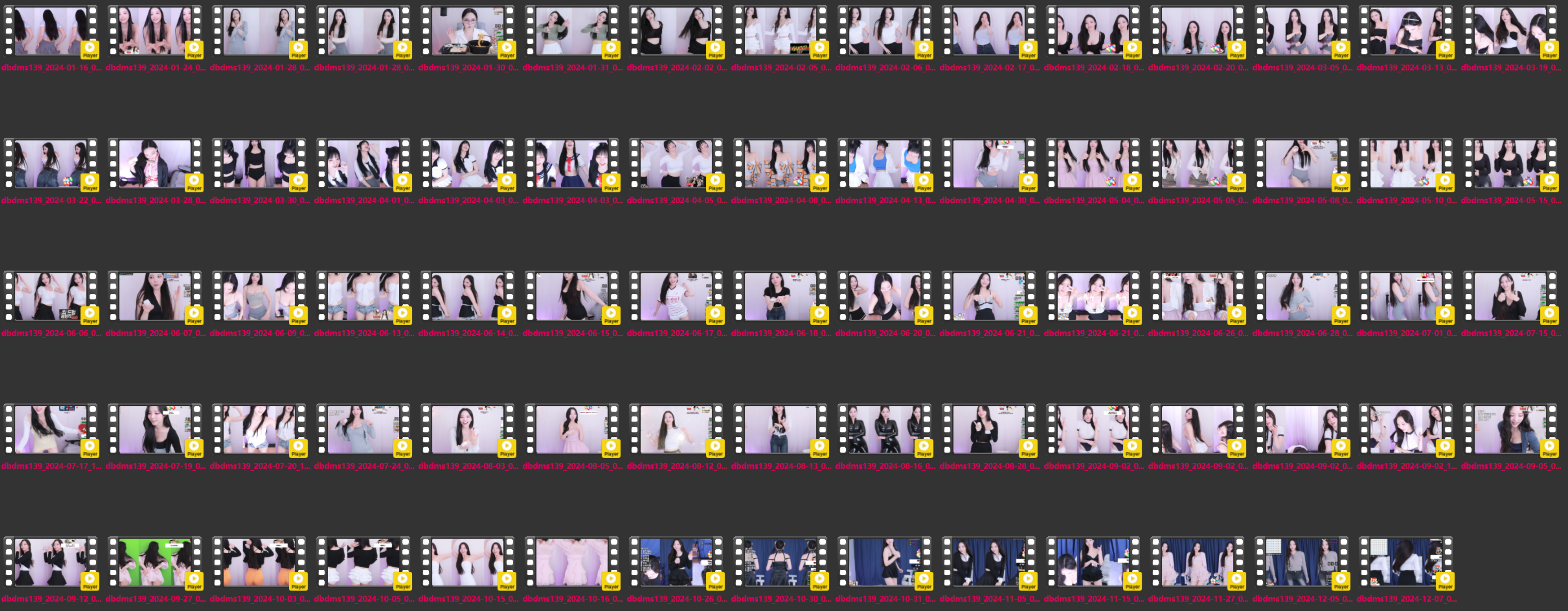 BJ 佑恩 유은 dbdms139 | 2024Q1-4 Collections