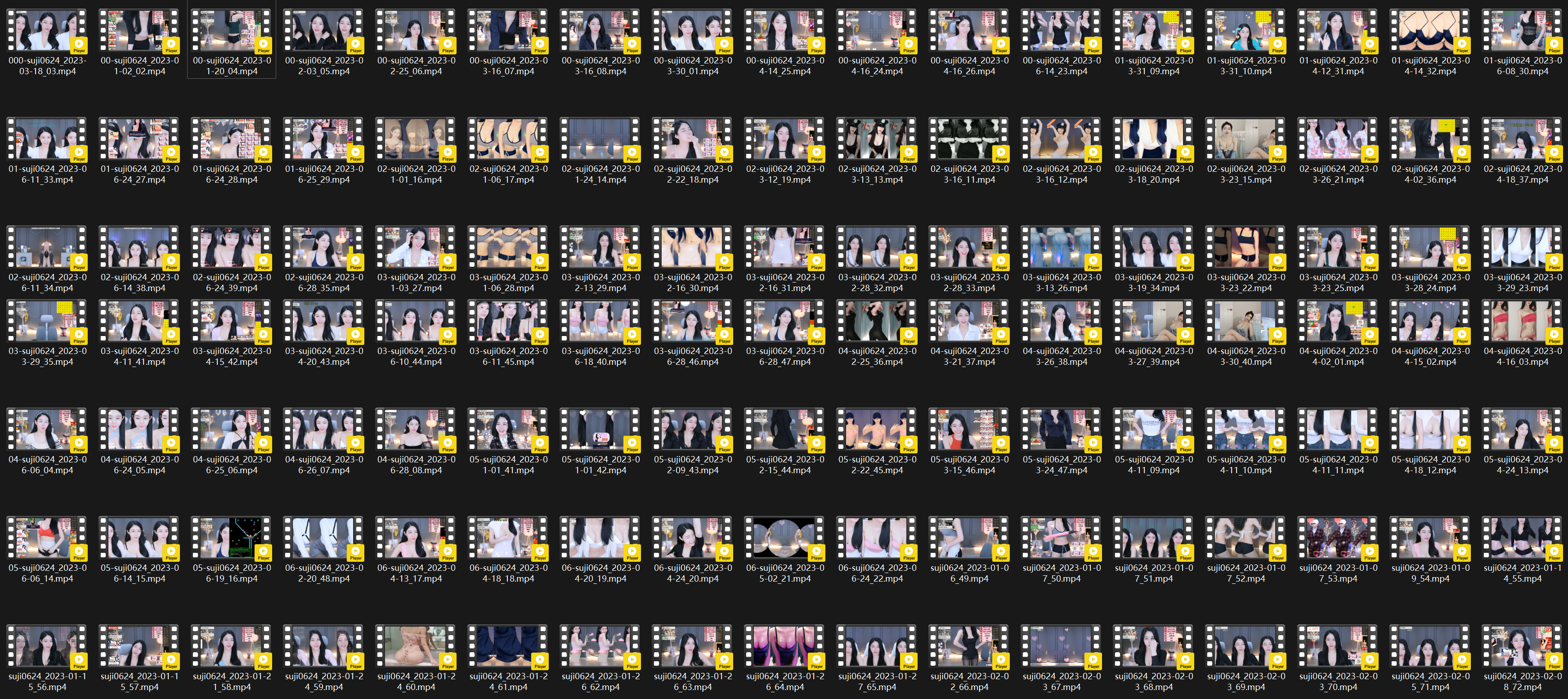BJ 柳月怡 유월이 suji0624 | 2023 Q1-2 Collections