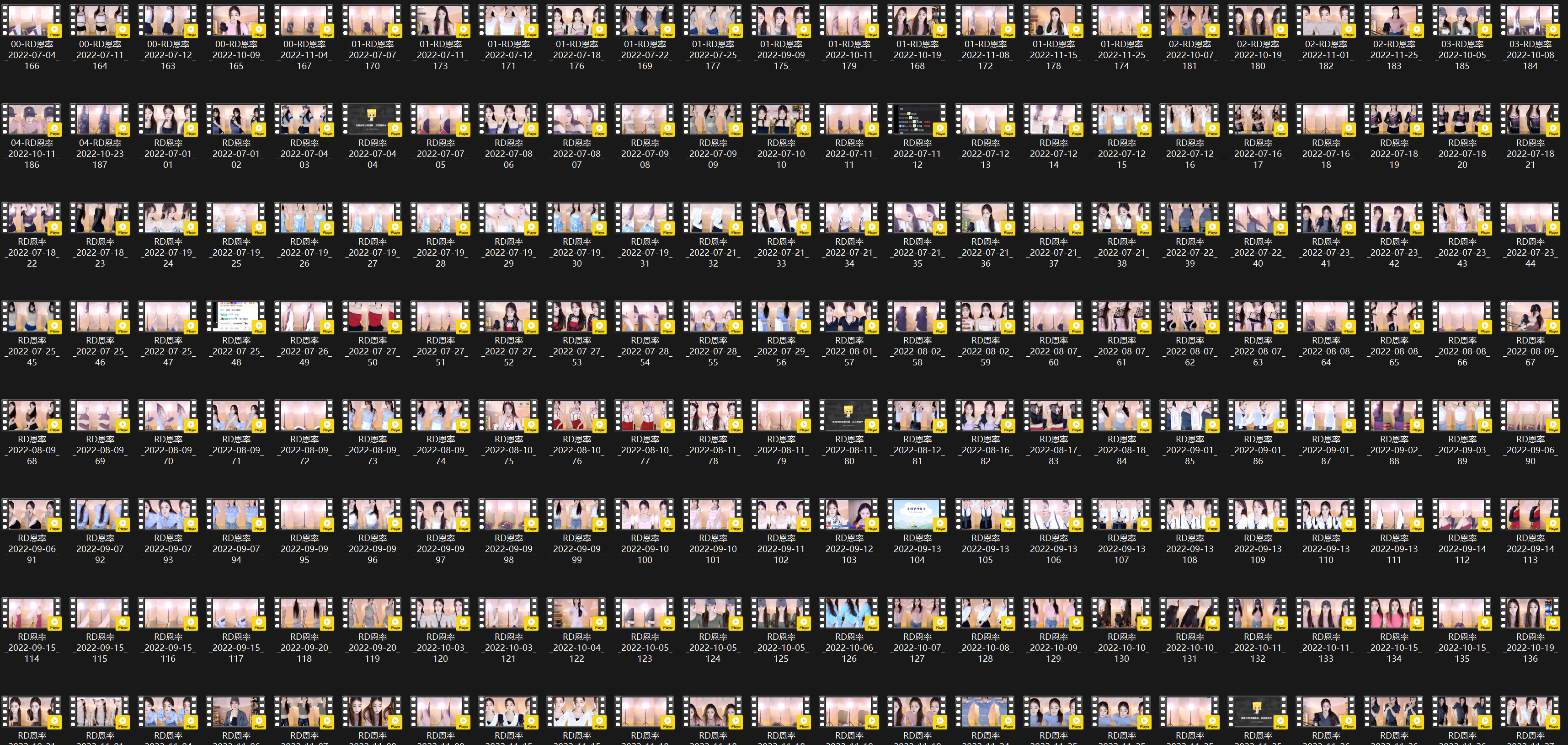 BJ RD恩率 | 2022年7-11月 Collections