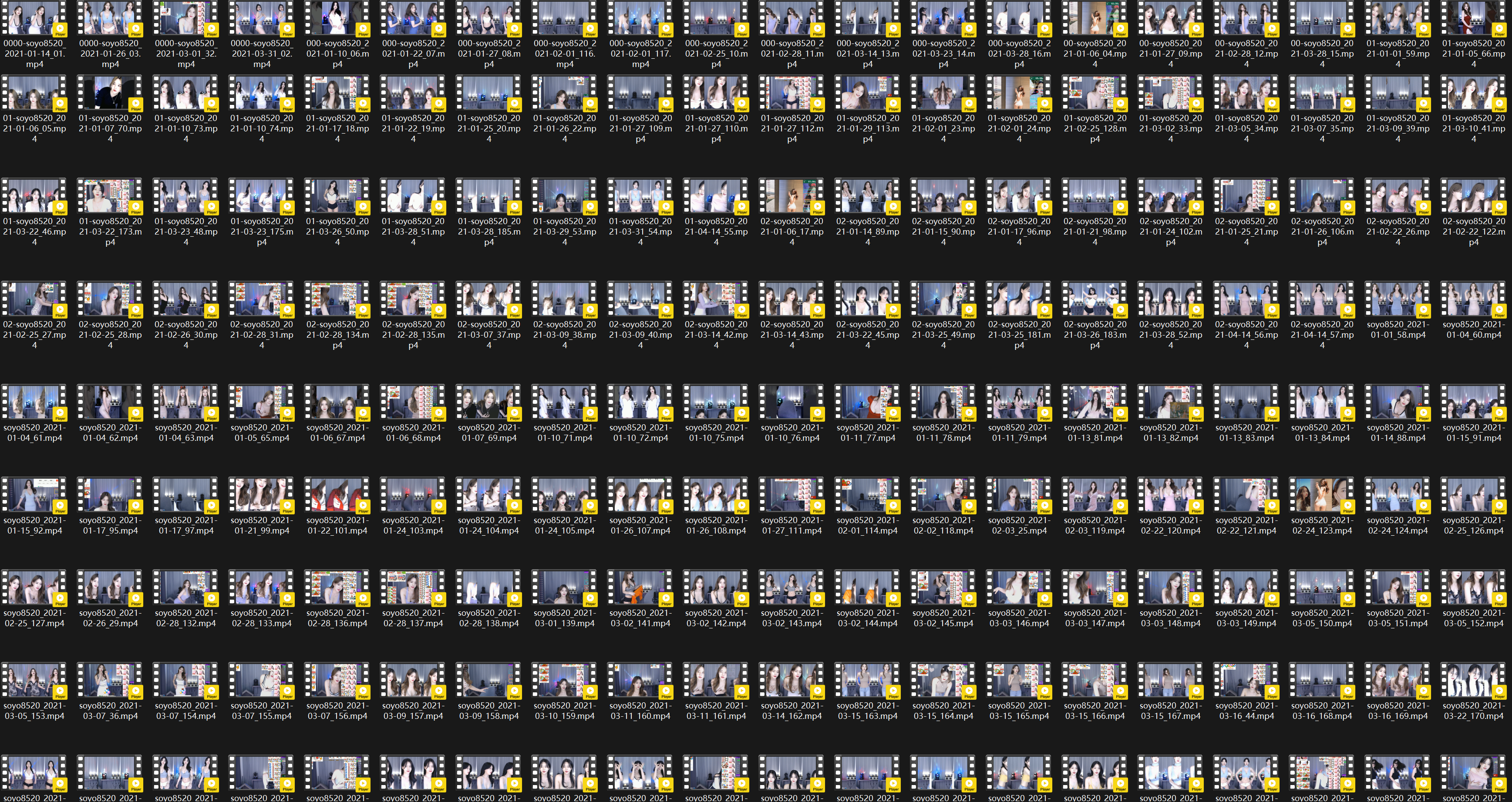 BJ 苏优 소요 soyo8520 | 2021年1-4月 Collections