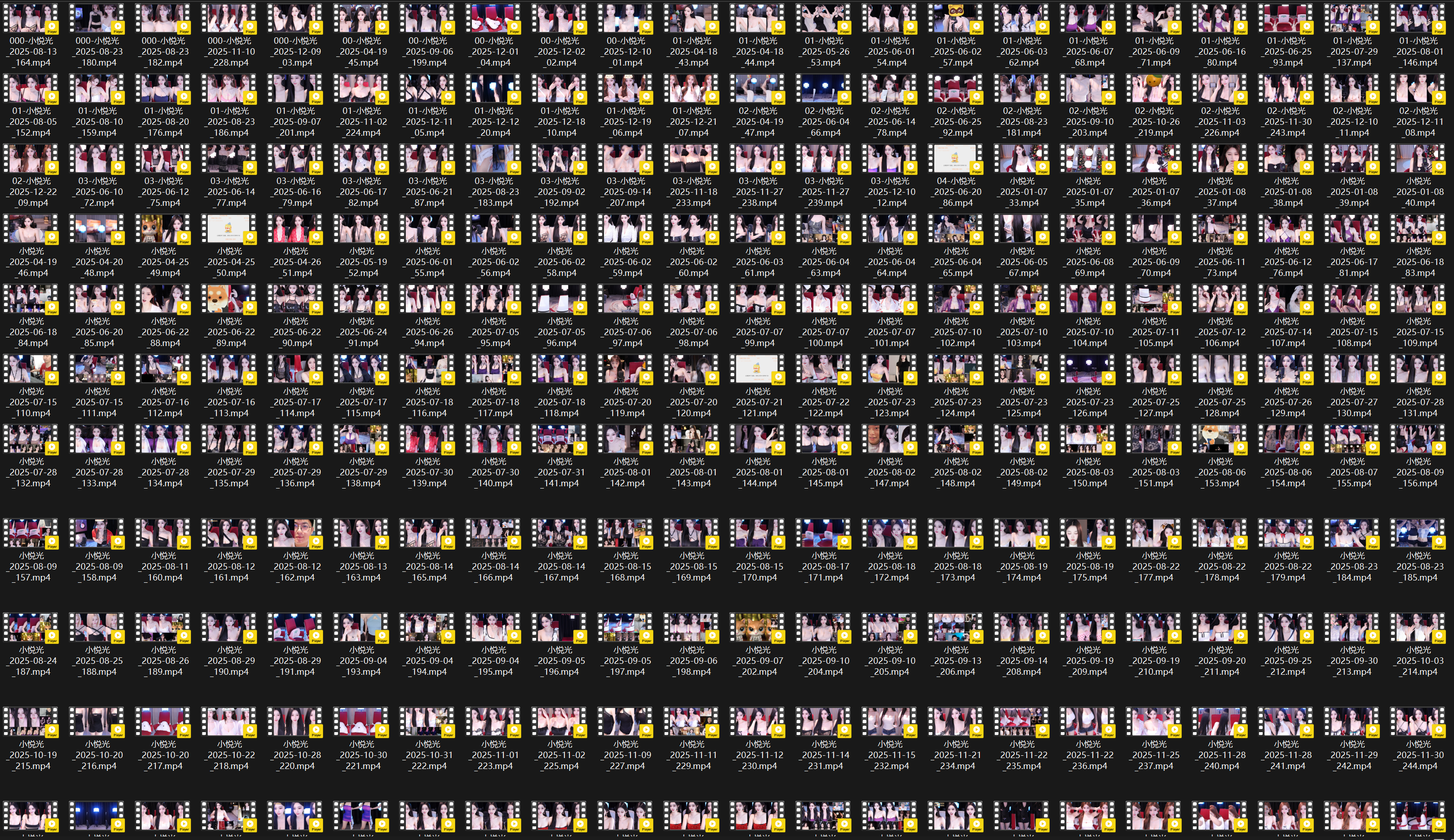 BJ 小悦光 | 2025年Q1-4 Collections